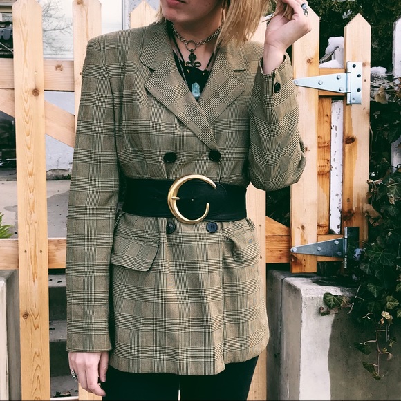 SOLD || VTG Suede Backed Leather Belt - Picture 5 of 6